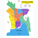 Child Educational Geo puzzle Bangladesh Map -Durable Acrylic