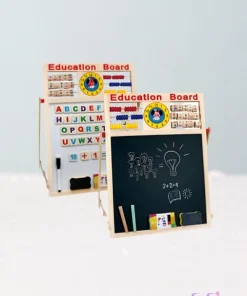Kids Education Board -Double Sided Wooden