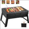 Portable Barbecue Machine BBQ - Black - বার্বিকিউ মেশিন