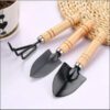 3-Piece Large Garden Tools Set – Durable Wood and Metal Garden Tools