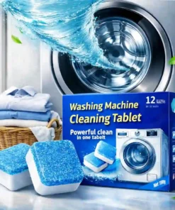 Washing Machine Cleaner Tablets – Deep Cleansing & Odor Removal for Freshness