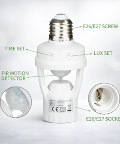 Infrared Sensor Lamp Holder