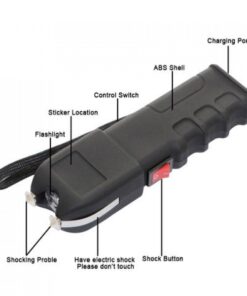 Alternative view of Electric Shock Flashlight Stun Gun High Voltage Rechargeable Battery Shocking Device Self Defense