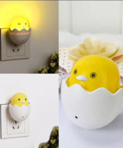 Small Yellow Duck Shaped LED Night Light Sensor