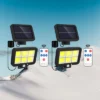 120 LED Indoor & Outdoor Solar Charging Light with separate Solar Panel ( 02 Pcs Combo Offer)