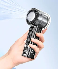 X05 Handheld High-Speed Turbo Cooling Fan – 3000mAh Rechargeable Portable Mini Fan