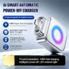 Smart Auto-Disconnect USB-C Charger Adapter 140W | Auto Power Cutoff Charging Separator | Battery Protector