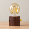 Camping Retro Night Light – Rechargeable Wooden LED Camping Lantern with Adjustable Brightness & Type-C Charging - Image 3