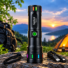 Sanford Super Bright Flashlight – Rechargeable White Laser LED Torch with Type-C Charging & Zoom - Image 2