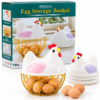 Decorative Smart Egg Storage Basket – Chicken Design Kitchen Organizer