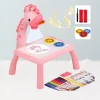 KIDS Projector Drawing Board Table with Projection