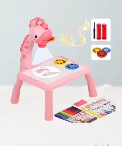 KIDS Projector Drawing Board Table with Projection