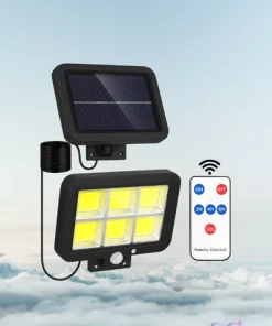 120 LED Indoor & Outdoor Solar Charging Light with separate Solar Panel