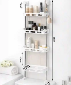 Alternative view of 3 Layer Storage Washroom Rack – Bathroom Organizer